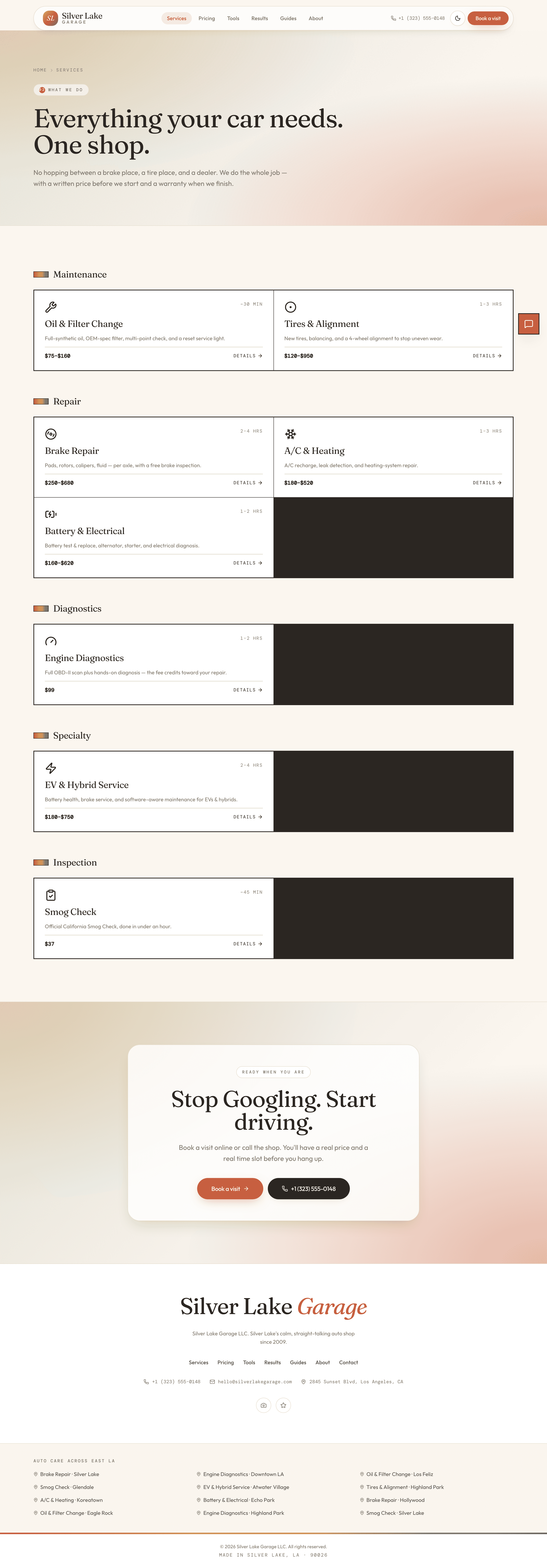 Silver Lake Legal — Practice areas